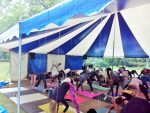 kickoff van Internationale Yoga Dag op landgoed Elswout 1