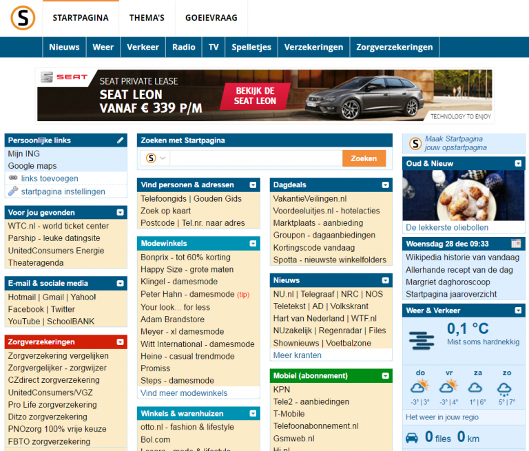 Startpagina.nl geeft inzicht in online zoektrends afgelopen jaar