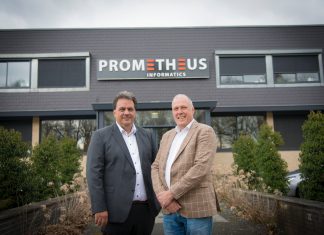 Softwarehuis Prometheus vindt investeerder voor groei en Duitse expansie Links Leon van Kempen en rechts Jan Nijland (Prometheus).
