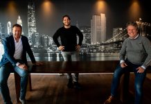 DeLokalePlanner.nl als nieuw adverteerdersplatform voor lokaal adverteren Lokale Planner. vlnr: Thomas Brouwers, Jacob Poortinga, Frank-Paul ter Berg.