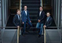 Grote belangstelling van ondernemers en particulieren naar nieuw Marktlink Investment Partners private equity fonds Vlnr Bastiaan van Slobbe. Jeroen Oldengarm, Tim van der Meer, Piet Hein Conijn.