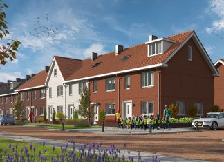 Eerste fase huurwoningen buitengebied Mortiere opgeleverd aan Groenwoningen Fonds van Credit Linked Beheer