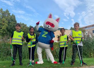 Oproep: Opruimmascotte Zwerfkattie zoekt opruimmatties tijdens de Landelijke Opschoondag op 19 maart