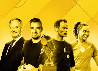 Nominatie van start voor de amateurscheidsrechter van het jaar-verkiezing