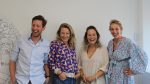 vlnr: Joris van der Steuijt, Mariolein van der Plas, Els Hoebee, Anne Spapens.