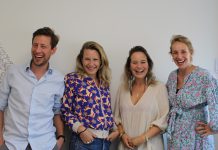 Young Colfield gaat met nieuwe partners en proposities nieuwe generatie talent naar arbeidsmarkt begeleiden vlnr: Joris van der Steuijt, Mariolein van der Plas, Els Hoebee, Anne Spapens.