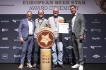 (links) Georg Rittmayer, President of Private Brauereien Bayern(midden links) Erwin Klijn, Manager Export, Sustainability and Business Development bij Jopen Bierbrouwerij naast Michel Ordeman, algemeen directeur bij Jopen Bierbrouwerij (midden rechts) Martin Schimpf, President of Private Brauereien Deutschland (rechts)