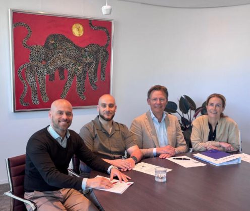 Vlnr: Mark van Zwieten - Younes Maanach - Jelle Bultsma - Monique Schuurmans.