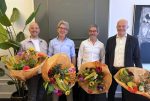 vlnr: Rick Spijkerboer, André Duteweert, Jan van Heun, Ronald Hilberdink