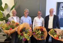Uitzendbureau Salland sluit zich aan bij MatchWorks vlnr: Rick Spijkerboer, André Duteweert, Jan van Heun, Ronald Hilberdink